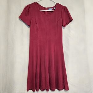 Draper James Fuchsia Midi Dress XSmall Women's